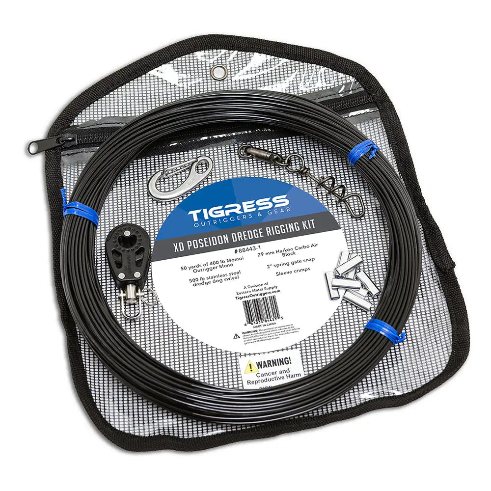 Tigress XD Poseidon Dredge Rigging Kit [88443-1] - Outrigger Accessories