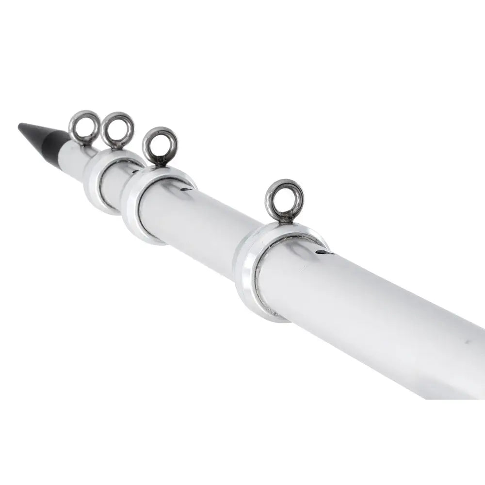 Tigress XD Telescoping Aluminum Outrigger Poles - 15 - 1-1/8’’ OD Silver [88923] - Outriggers