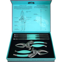 Toadfish Crab/Lobster Tool Set - 2 Shell Cutters 4 Seafood Forks [1022] - Deck / Galley