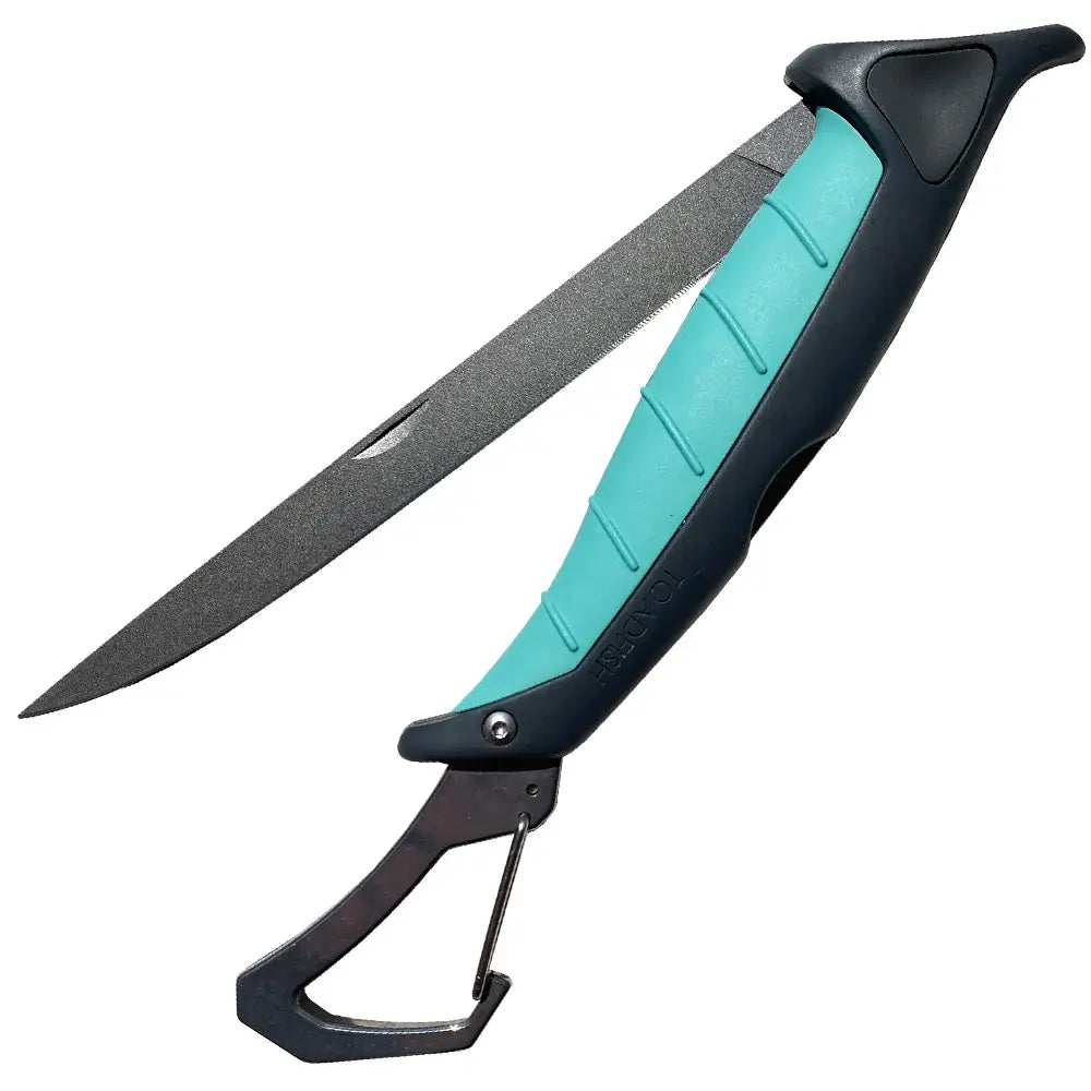Toadfish Stowaway Folding Fillet Knife w/Built-In Carabiner - 7’’ [1029] - Deck / Galley