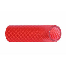 Trident Marine 1/2’’ x 50 Boxed Reinforced PVC (FDA) Hot Water Feed Line Hose - Drinking Water Safe - Translucent Red