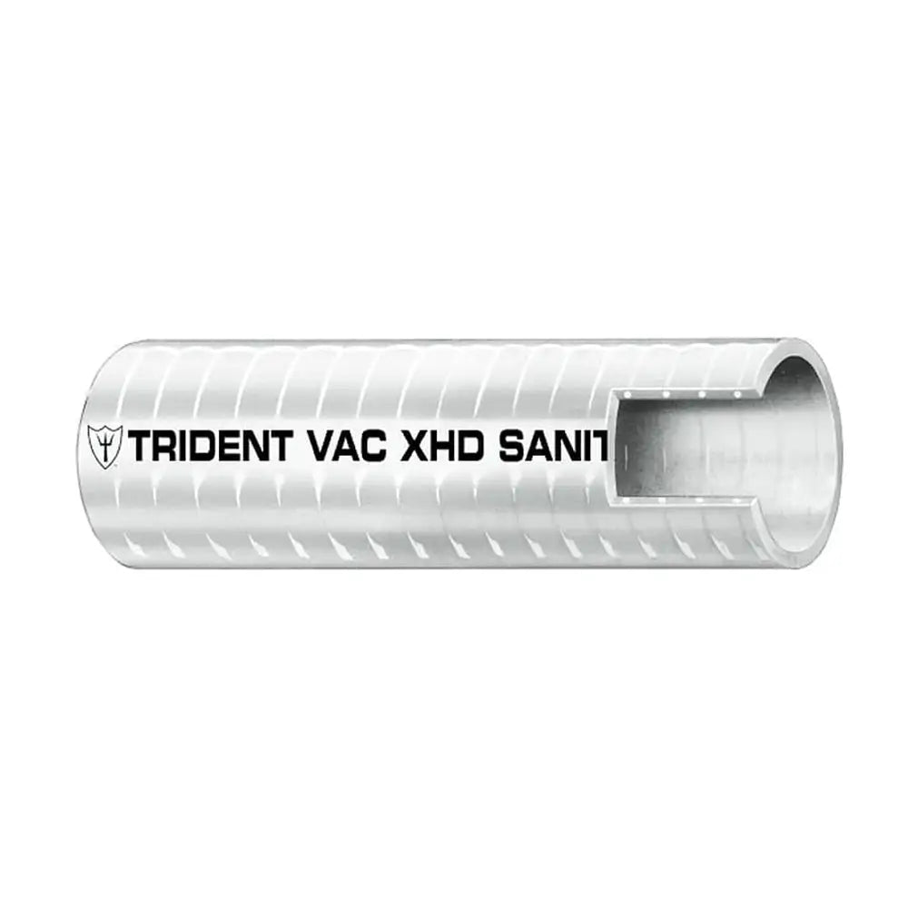 Trident Marine 1’’ x 50 Box VAC XHD Sanitation Hose - Hard PVC Helix - White [148-1006] - Hose