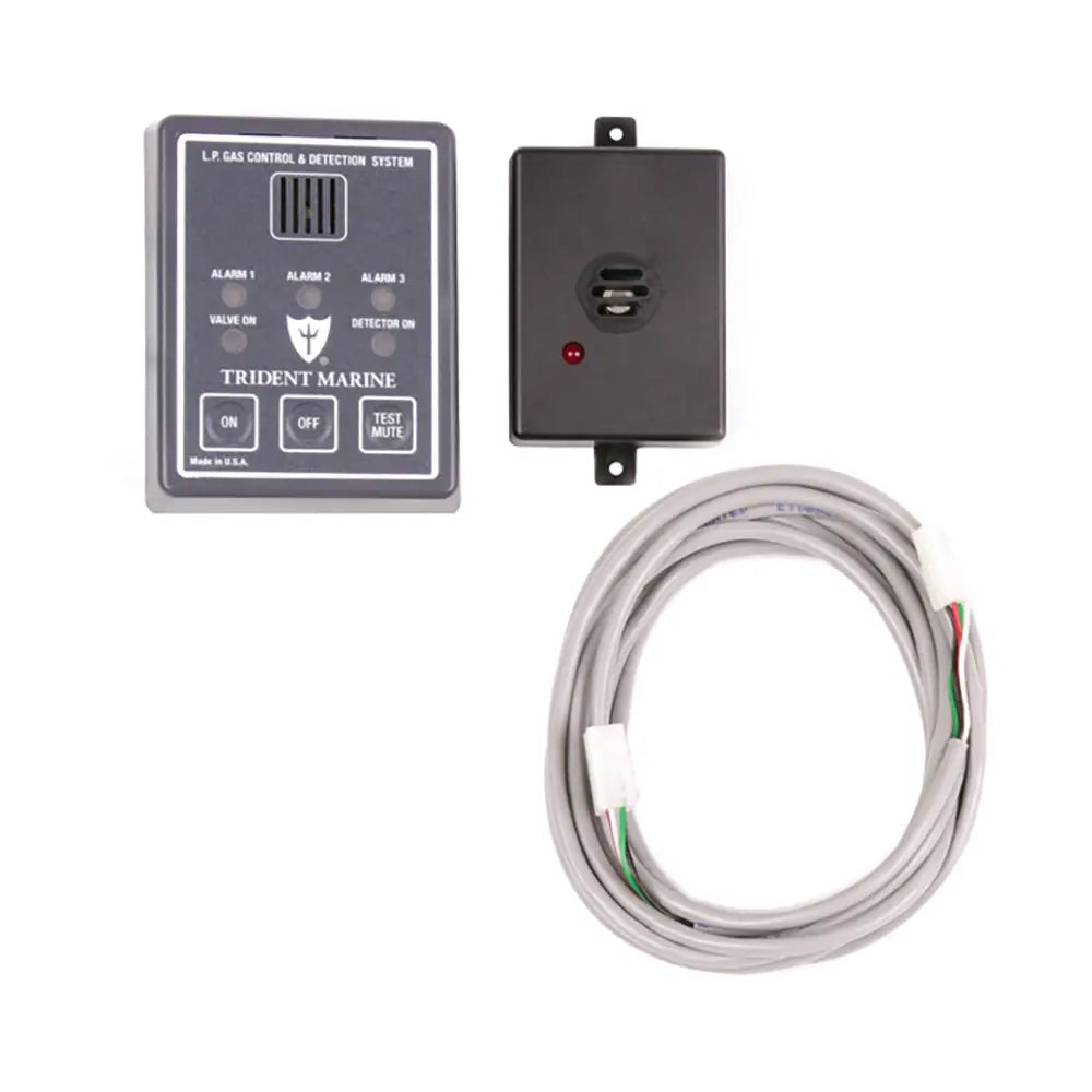 Trident Marine 12/24V Full Detection Panel w/Gas Detector 10’ Quick Cable - Solenoid Not Included [1300-7760] - Fume
