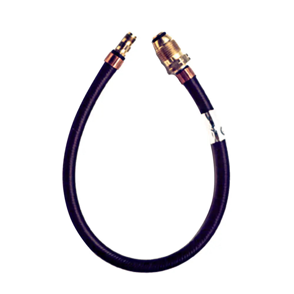 Trident Marine 20’’ Pigtail Hose Male Fitting x 1/4’’ Male Inverted Flare Fitting [1014-1401-20] - Deck / Galley