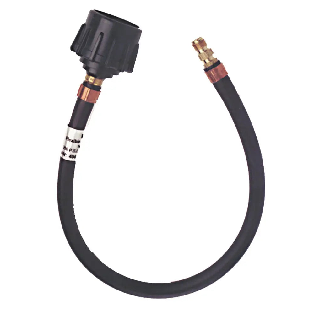 Trident Marine 20’’ Pigtail Hose Quick Connect w/1/4’’ Male Inverted Flare Fitting [1014-1415-20] - Deck / Galley