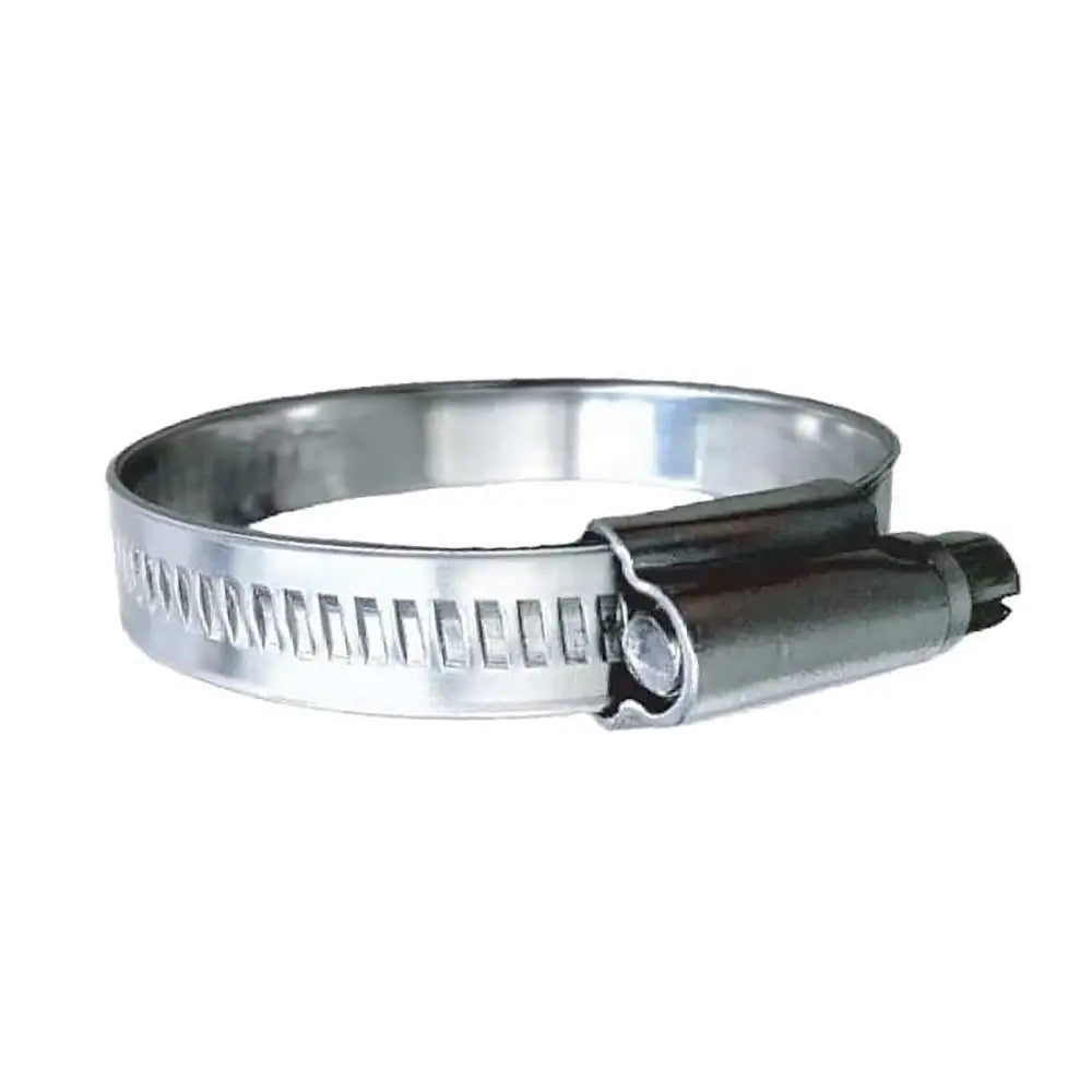 Trident Marine 316 SS Non-Perforated Worm Gear Hose Clamp - 15/32’’ Band - (2’’ - 2-9/16’’) Clamping Range - 10-Pack