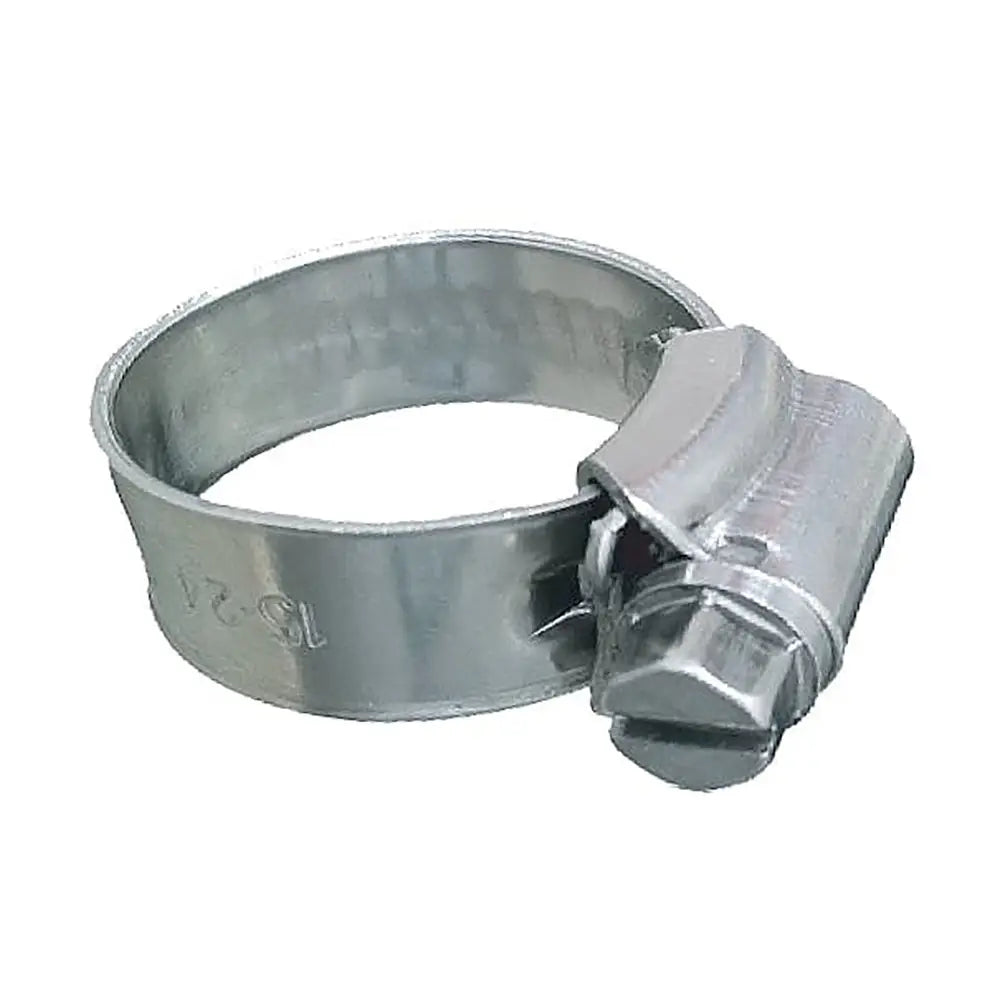 Trident Marine 316 SS Non-Perforated Worm Gear Hose Clamp - 3/8’’ Band - (5/16’’ 9/16’’) Clamping Range - 10-Pack - SAE