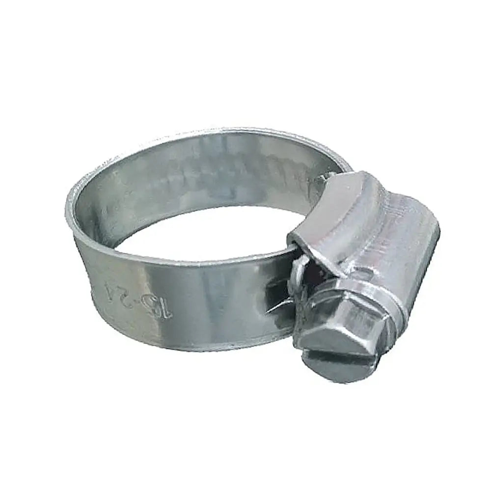 Trident Marine 316 SS Non-Perforated Worm Gear Hose Clamp - 3/8’’ Band - (1-1/16’’ 1-1/2’’) Clamping Range - 10-Pack