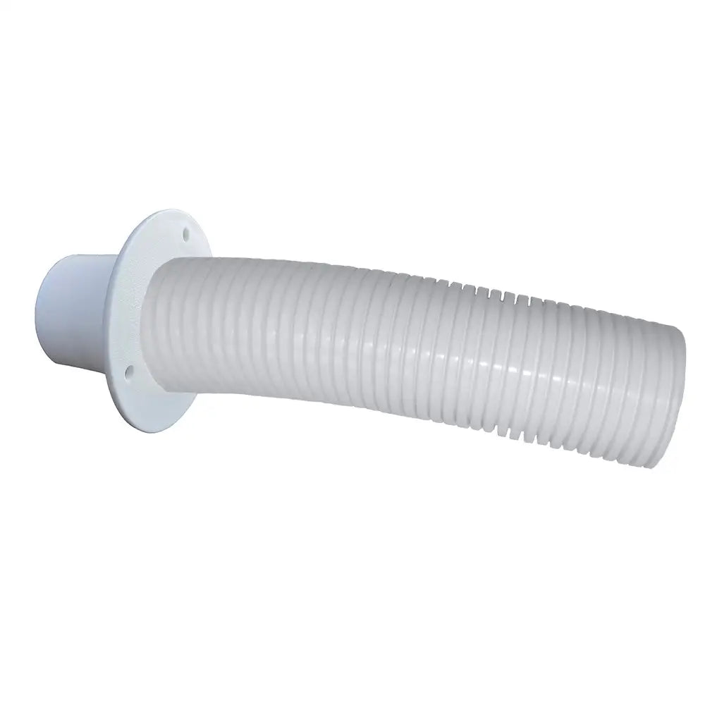 Trident Marine 4 White Stern Flex Hose w/Transom Flange [TFK-4W] - Fuel Systems