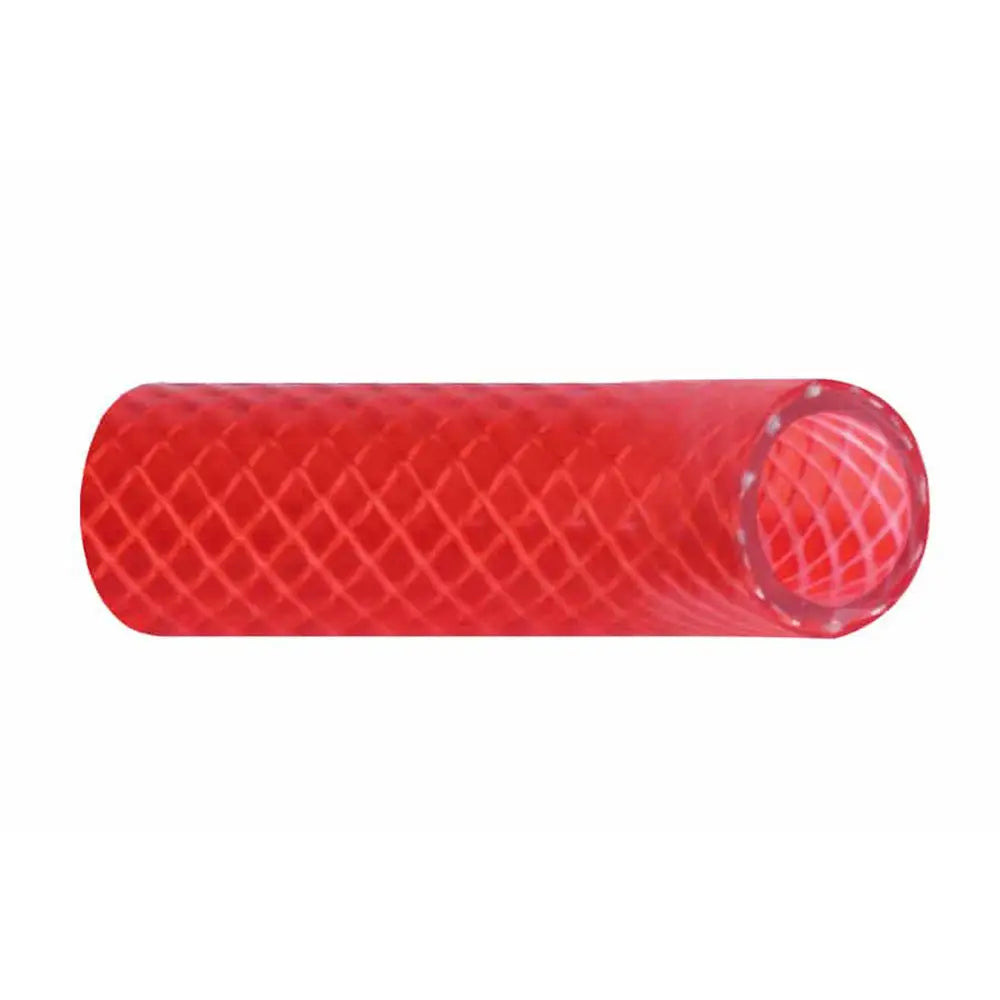 Trident Marine 5/8’’ Reinforced PVC (FDA) Hot Water Feed Line Hose - Drinking Water Safe - Translucent Red - Sold