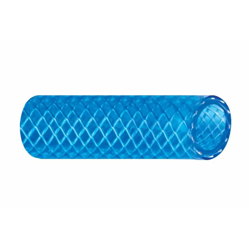 Trident Marine 5/8’’ x 50 Boxed Reinforced PVC (FDA) Cold Water Feed Line Hose - Drinking Water Safe - Translucent Blue