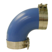 Trident Marine 6’’ ID 90-Degree Blue Silicone Molded Wet Exhaust Elbow w/4 T-Bolt Clamps [290V6000-S/S] - Exhaust Hose