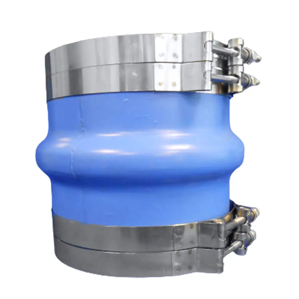 Trident Marine 8’’ ID Blue Silicone Molded Wet Exhaust Hump w/4 T-Bolt Clamp [270V8000-S/S] - Exhaust Hose