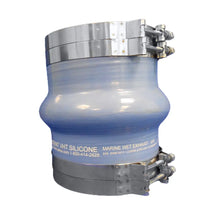 Trident Marine Blue Silicone Wet Exhaust Hump w/4 T-Bolt Clamps - 6’’ ID x 8’’ Length [272V6000-S/S] - Exhaust Hose