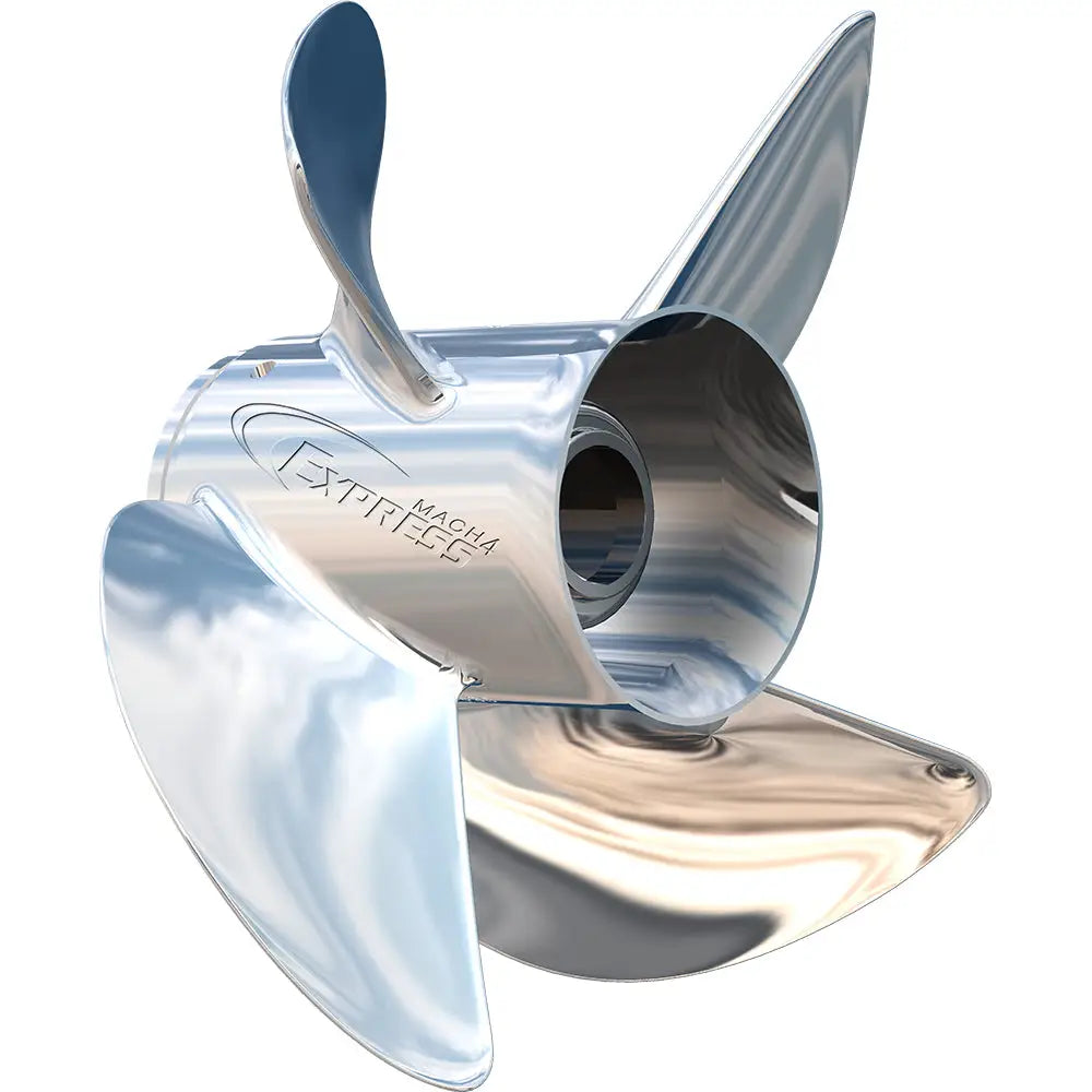 Turning Point Express Mach4 - Right Hand - Stainless Steel Propeller - EX1/EX2-1321-4 - 4-Blade - 13’’ x 21 Pitch