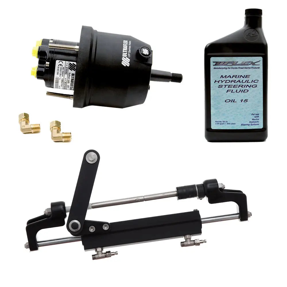 Uflex HYCO 1.1 Front Mount OB System up to 175HP - Includes UP20 FM Helm 2qts of Oil UC95-OBF Cylinder [HYCO 1.1]