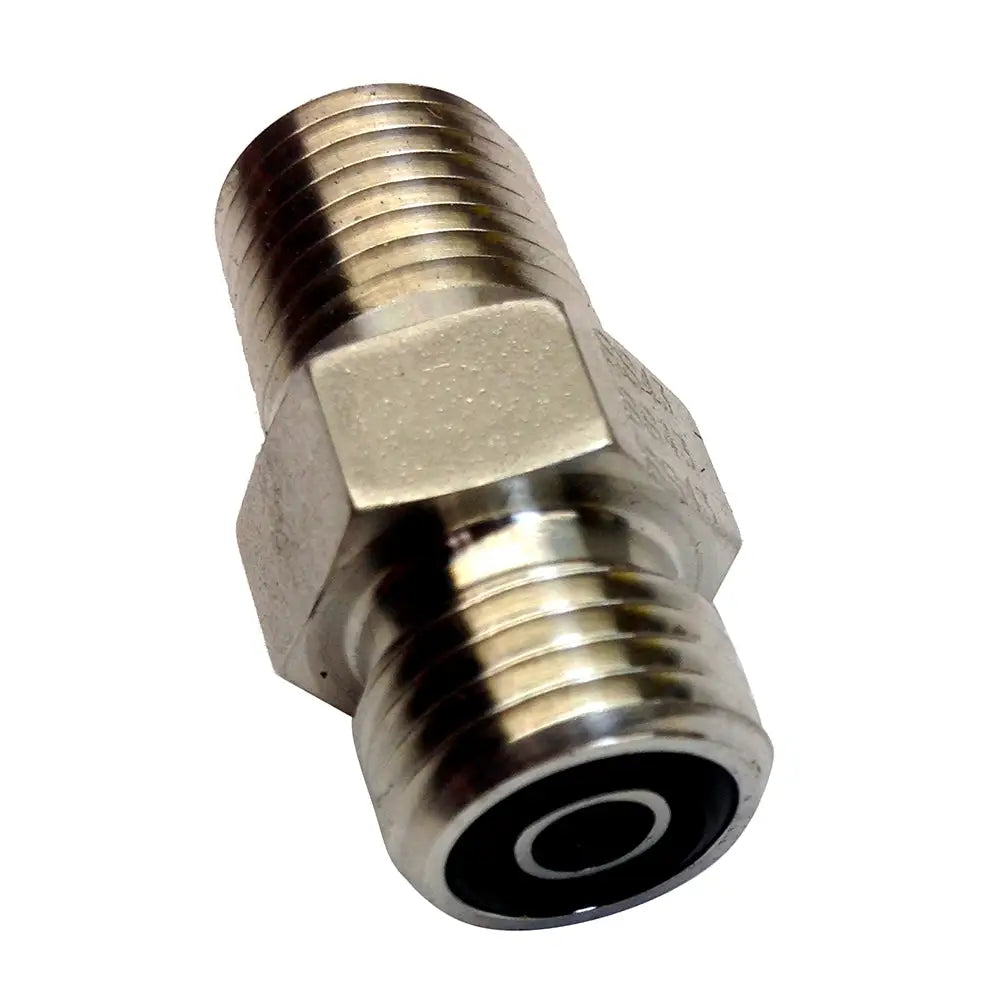 Uflex Powertech Male Connector f/Autopilot to ORF Hose [UPS 4-4 FLO-SS] - Steering Systems