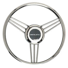 Uflex V27 13.8’’ Steering Wheel - Stainless Steel Grip Spokes [V27] - Steering Wheels