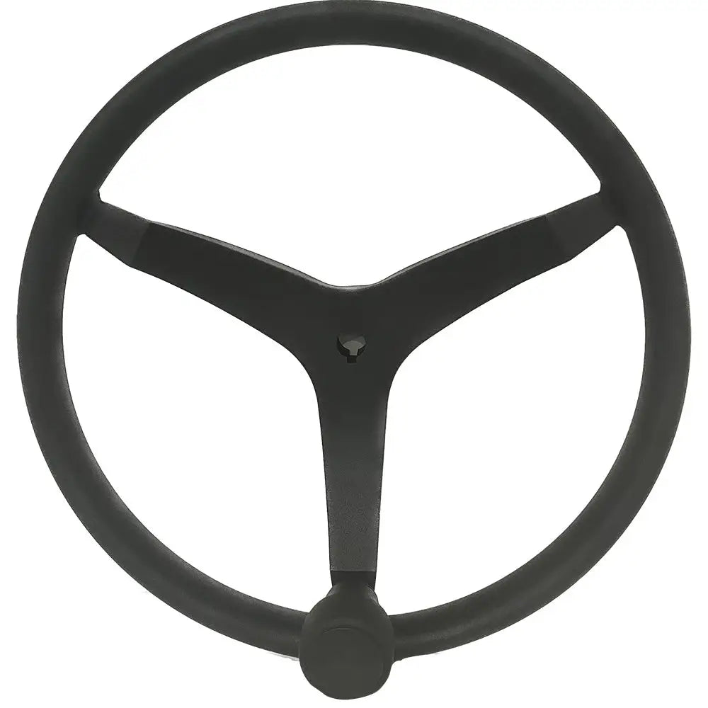 Uflex - V46 - 13.5’’ Stainless Steel Steering Wheel w/Speed Knob - Black [V46B] - Steering Wheels