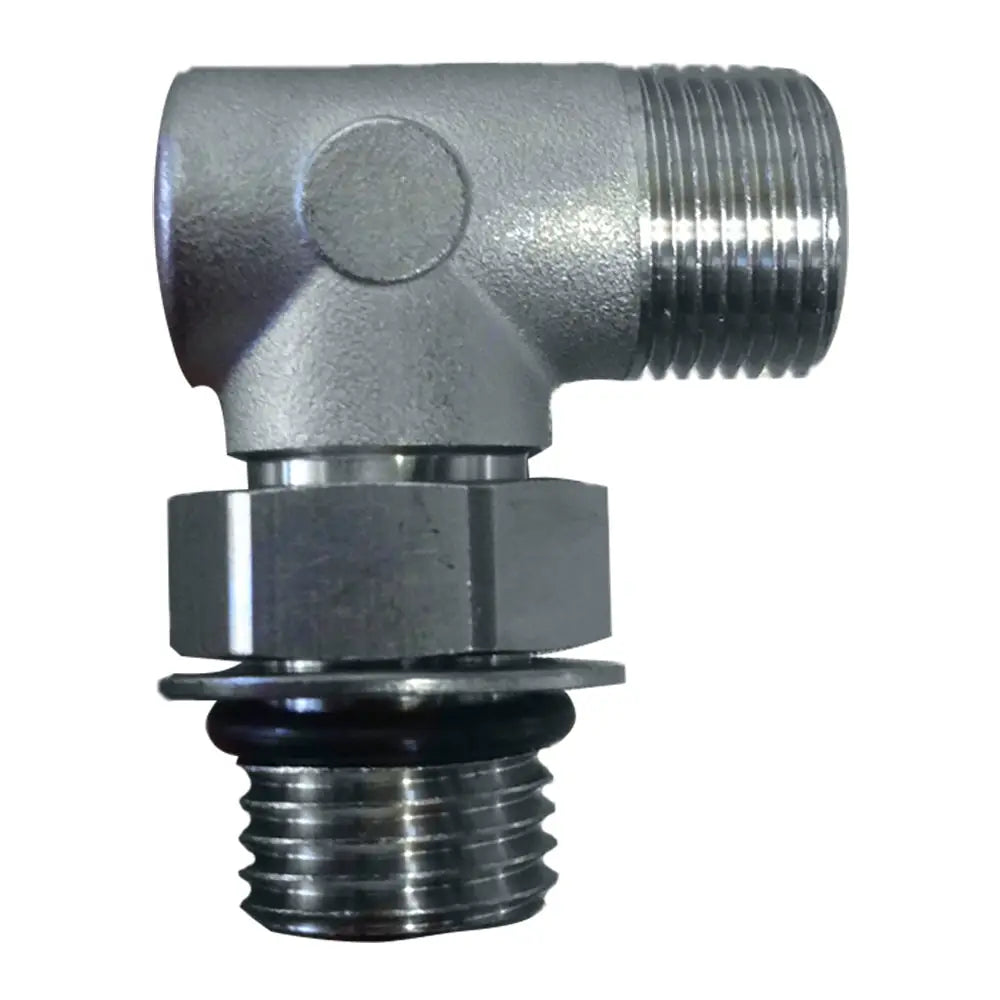 Uflex90 Adjustable Fitting f/Back of UP Series Helms ORB 6 to 3/8’’ COMP [AF90] - Steering Systems
