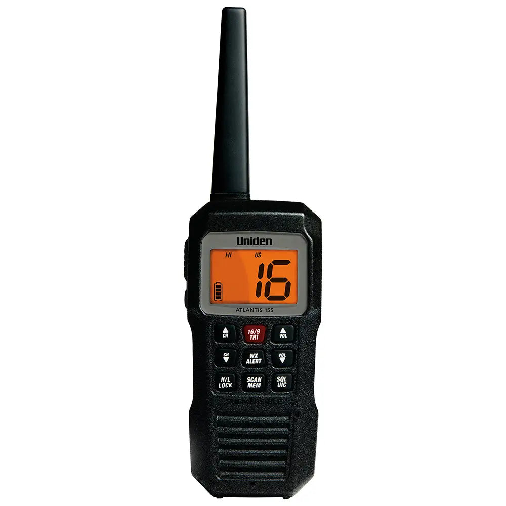 Uniden Atlantis 155 Handheld Two-Way VHF Floating Marine Radio [ATLANTIS 155] - VHF - Handheld