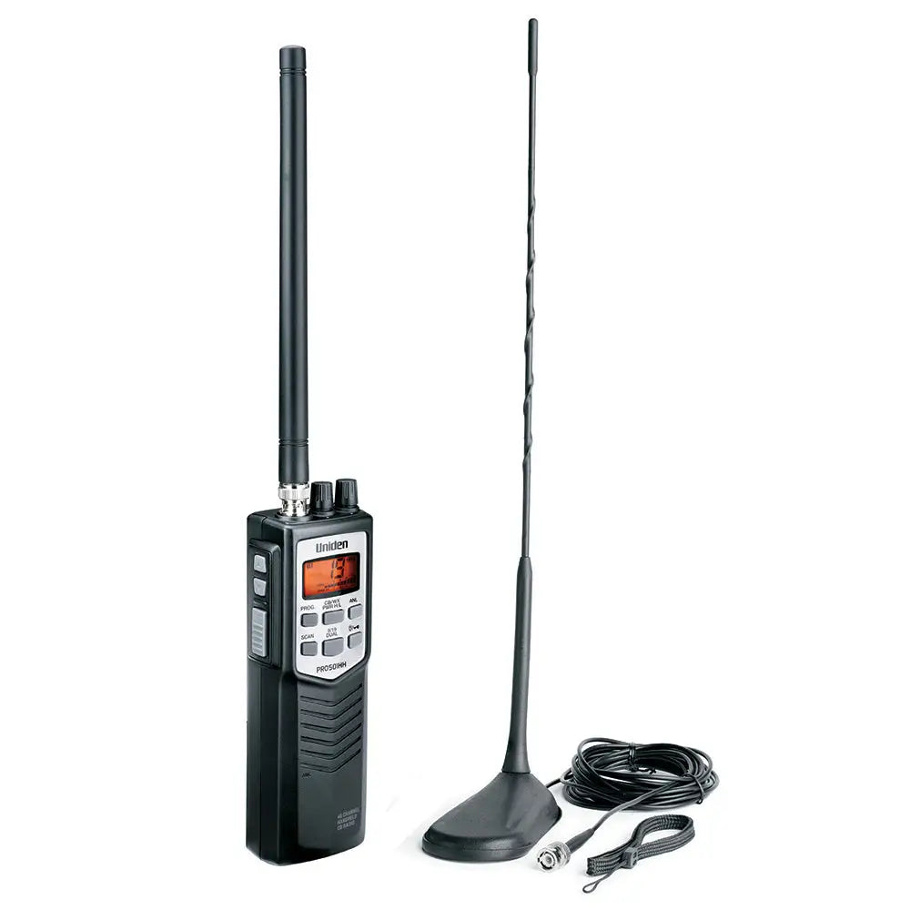 Uniden PRO501TK Handheld CB Radio w/High Gain Magnetic Mount Antenna [PRO501TK] - CB Radios