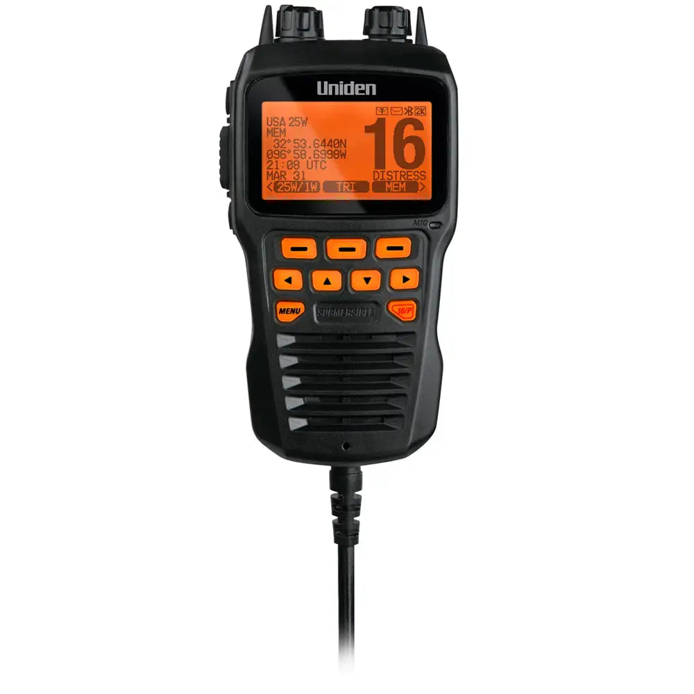 Uniden Remote Mic f/UM725 VHF Radios - Black [UMRMICBK] - Accessories