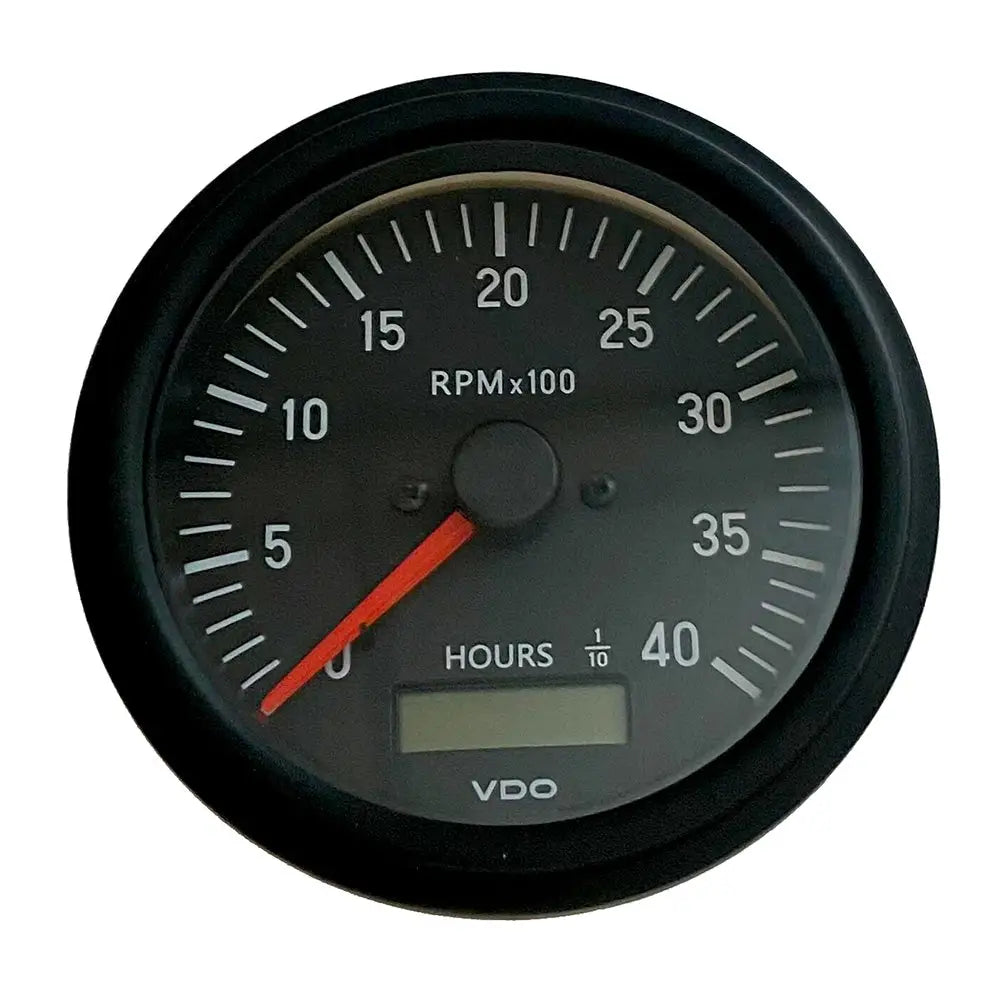 VDO Cockpit International Gen II 4K RPM Tachometer w/Hourmeter [333-93500] - Gauges