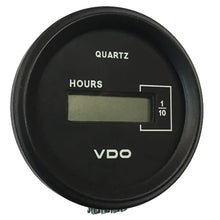 VDO Cockpit Marine 52mm (2-1/16’’) LCD Hourmeter - Black Dial/Chrome Bezel [331-546] - Gauges