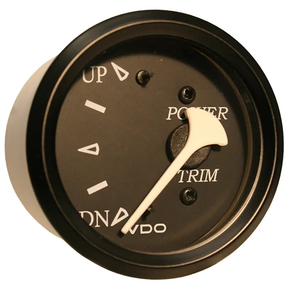 VDO Cockpit Marine Trim Gauge - f/Evinrude and Johnson Engines - Black Dial/Bezel [382-11804] - Gauges
