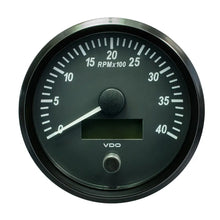VDO SingleViu 100mm (4’’) Tachometer - 4000 RPM [A2C3832800030] - Gauges