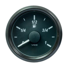 VDO SingleViu 52mm (2-1/16’’) Fuel Level Gauge - Euro - 90-5 Ohm [A2C3833110030] - Gauges