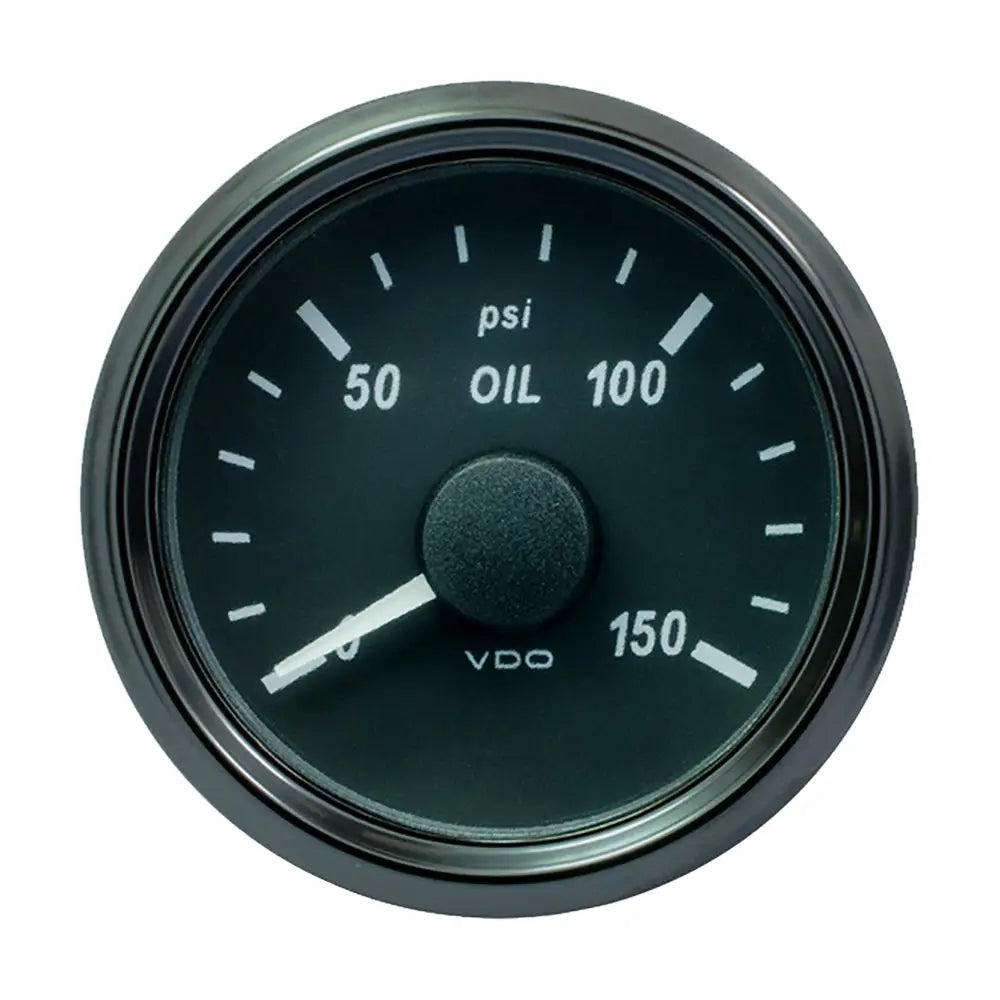 VDO SingleViu 52mm (2-1/16’’) Oil Pressure Gauge - 150 PSI [A2C3833240030] - Gauges