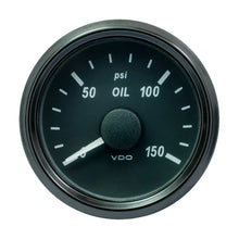 VDO SingleViu 52mm (2-1/16’’) Oil Pressure Gauge - 150 PSI [A2C3833240030] - Gauges