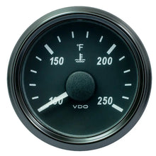 VDO SingleViu 52mm (2-1/16’’) Water Temp. Gauge - 250 F - 291-22 OHM [A2C3833350030] - Gauges