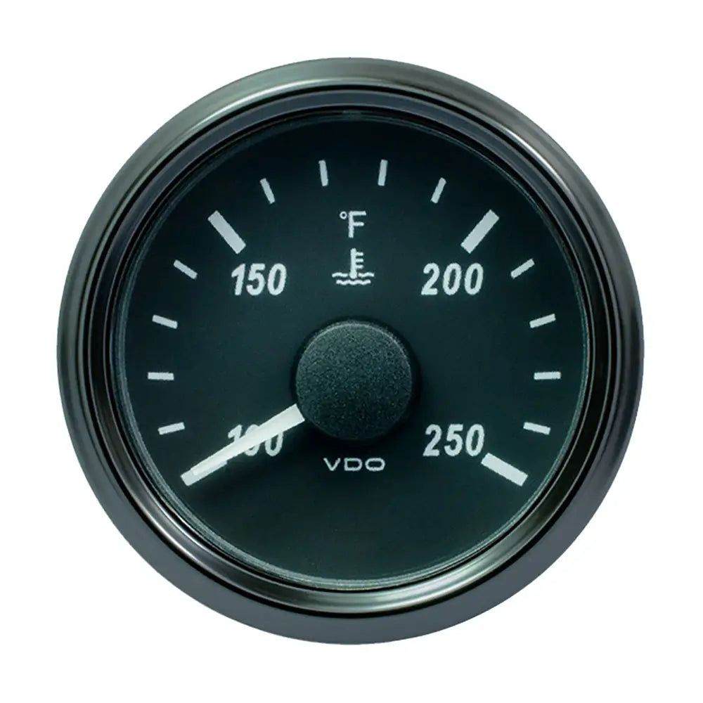 VDO SingleViu 52mm (2-1/16’’) Water Temperature Gauge - 250F - 450-30 Ohm [A2C3833340030] - Gauges