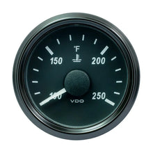 VDO SingleViu 52mm (2-1/16’’) Water Temperature Gauge - 250F - 450-30 Ohm [A2C3833340030] - Gauges
