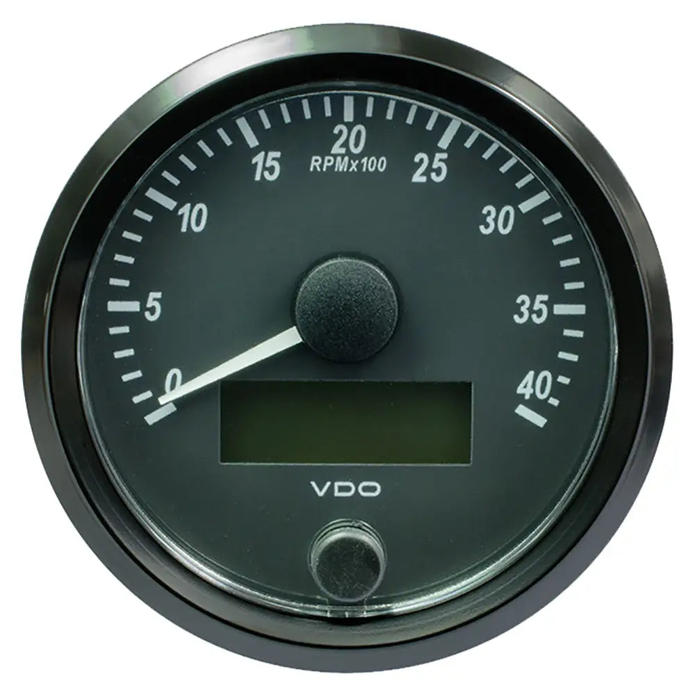 VDO SingleViu 80mm (3-1/8’’) Tachometer - 4,000 RPM [A2C3832990030] - Gauges