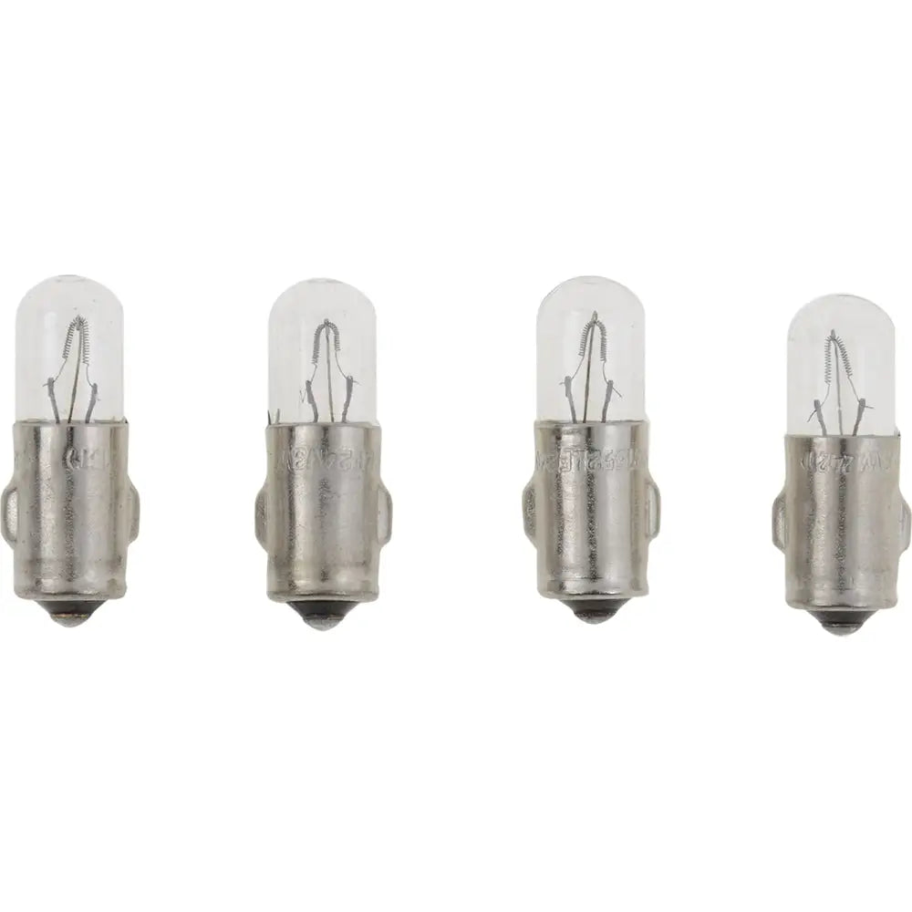 VDO Type A - White Metal Base Bulb - 12V - 4-Pack [600-802] - Gauge Accessories