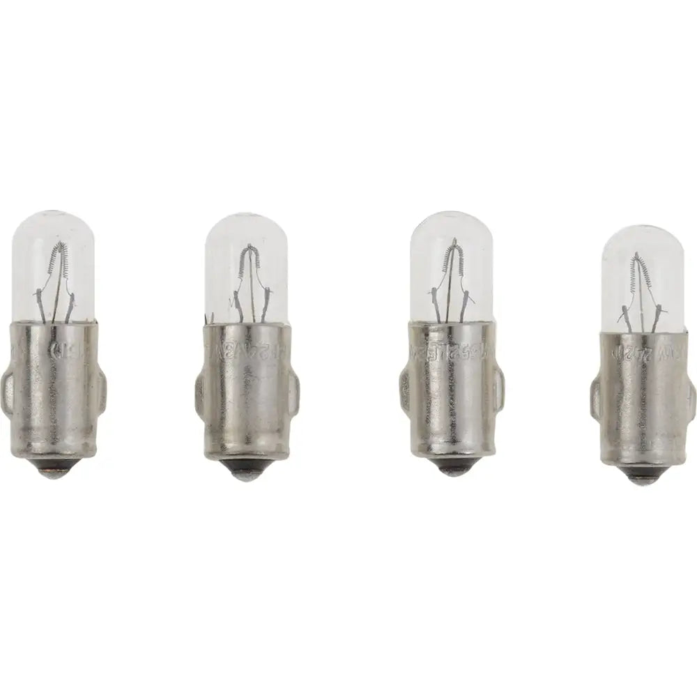 VDO Type A - White Metal Base Bulb - 24V - 4-Pack [600-807] - Gauge Accessories