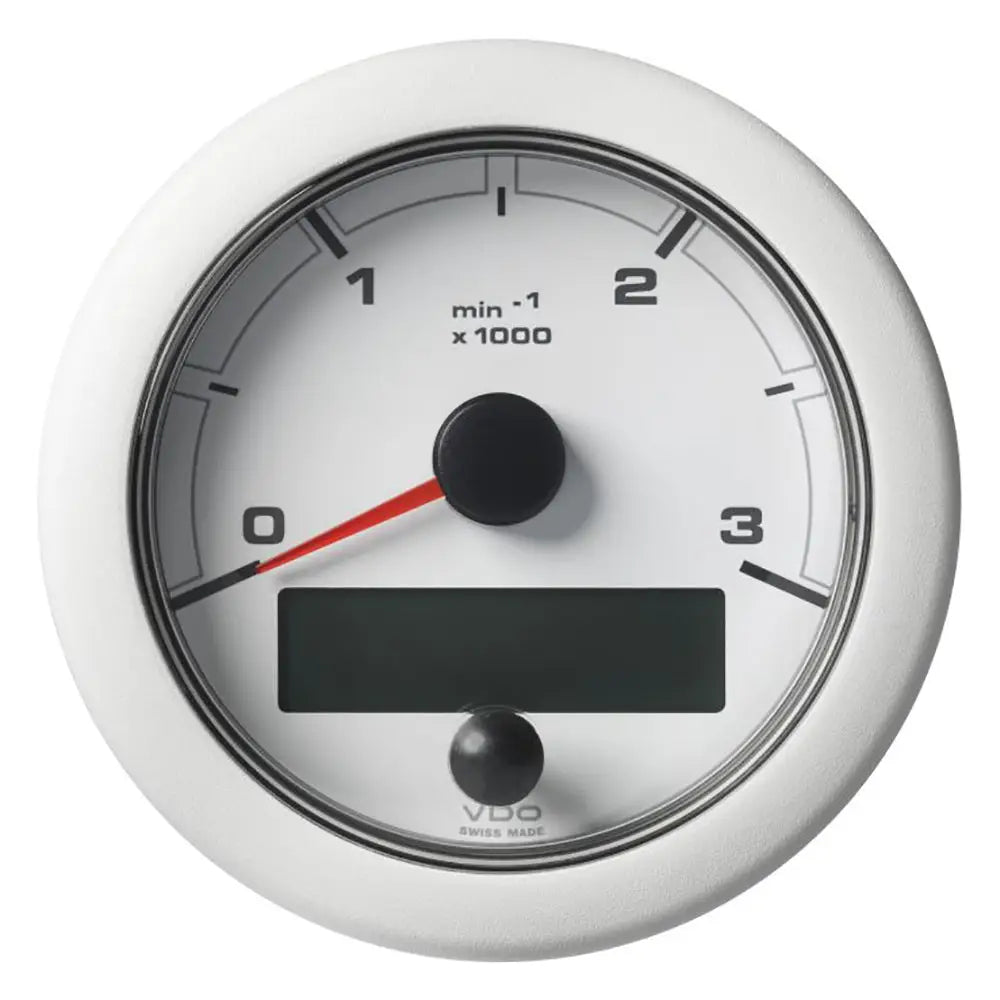 Veratron 3-3/8’’ (85MM) OceanLink NMEA 2000 Tachometer - 3000 RPM - White Dial Bezel [A2C1065670001] - Gauges
