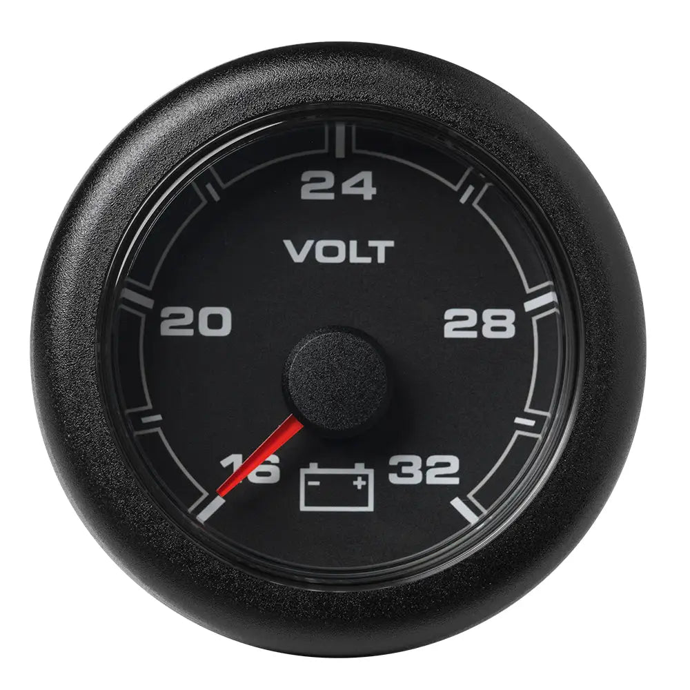 Veratron 52MM (2-1/16’’) OceanLink Battery Voltage Gauge - 16 to 32V - Black Dial Bezel [A2C1066120001] - Gauges