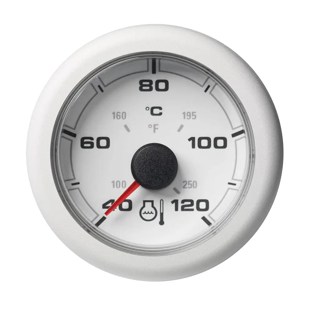 Veratron 52MM (2-1/16’’) OceanLink Coolant Temperature Gauge - 120C/250F - White Dial Bezel [A2C1065970001] - Gauges