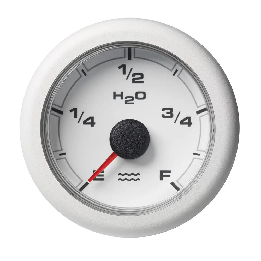 Veratron 52MM (2-1/16’’) OceanLink Fresh Water Empty Gauge - White Dial Bezel [A2C1065920001] - Gauges