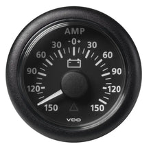 Veratron 52MM (2-1/16’’) ViewLine Battery Status Gauge -150/ + 150AMP - Black Dial Bezel [A2C59512329] - Gauges