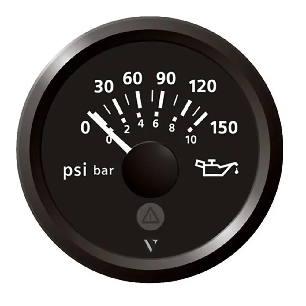 Veratron 52mm (2-1/16’’) Viewline Engine Oil Pressure 150 PSI - Black Dial Bezel [A2C59514117] - Gauges