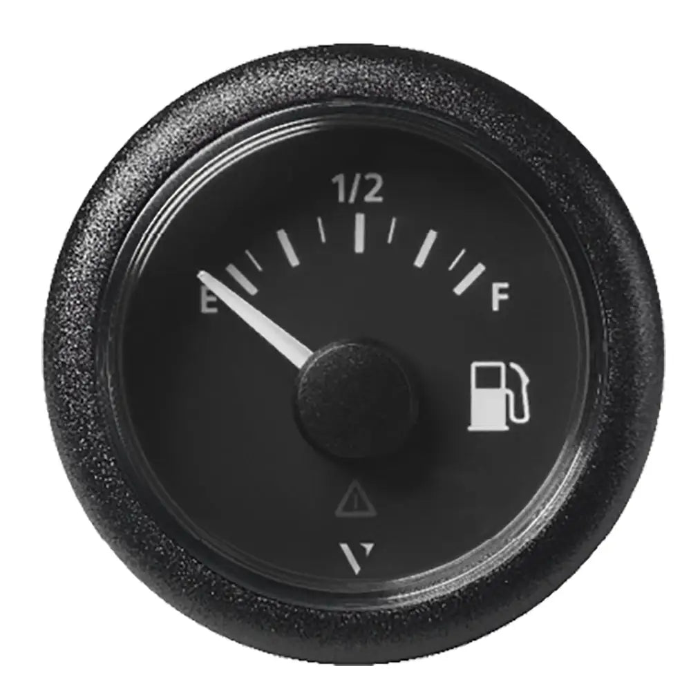 Veratron 52MM (2-1/16’’) ViewLine Fuel Level Gauge Empty/Full - 240-33.5 OHM - Black Dial Round Bezel [A2C59514094]