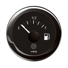 Veratron 52MM (2-1/16’’) ViewLine Tank Level Gauge E/F - 3-180 Ohm - Black Dial Bezel [A2C59514091] - Gauges