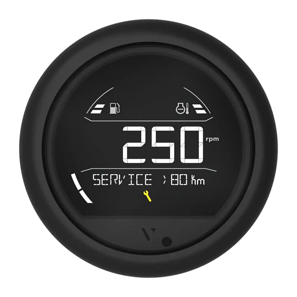 Veratron VL Digital 85 w/Round Black Bezel [B00205802] - Gauges