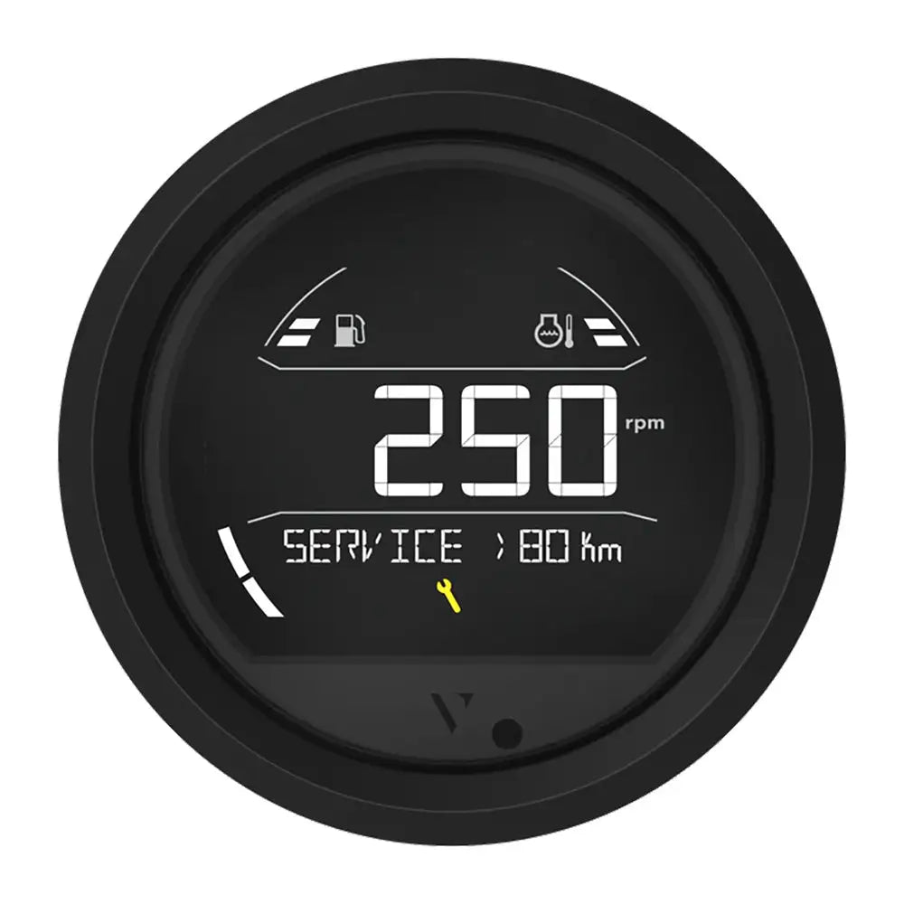 Veratron VL Digital 85 w/Triangular Black Bezel [B00205801] - Gauges
